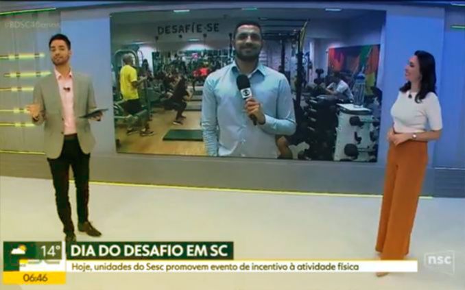 Seja Momento Gym - No dia do desafio, DESAFIE-SE! Quanto tempo